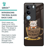 Tea With Kitty Glass Case For Vivo V29 Pro 5G
