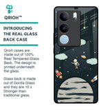 Astronaut Dream Glass Case For Vivo V29 Pro 5G