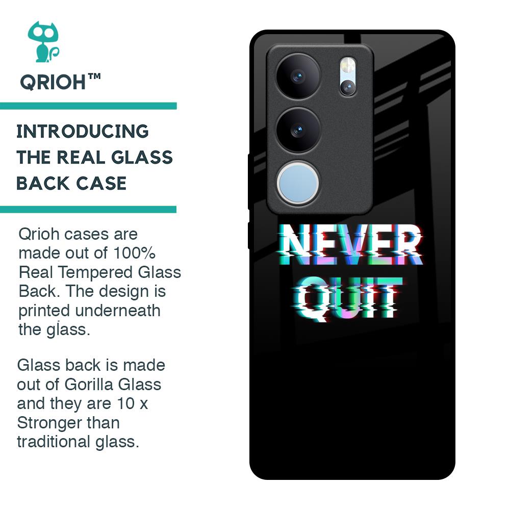 Never Quit Glass Case For Vivo V29 Pro 5G