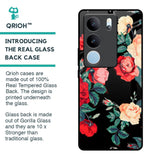 Floral Bunch Glass Case For Vivo V29 Pro 5G
