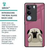 Funny Pug Face Glass Case For Vivo V29 Pro 5G