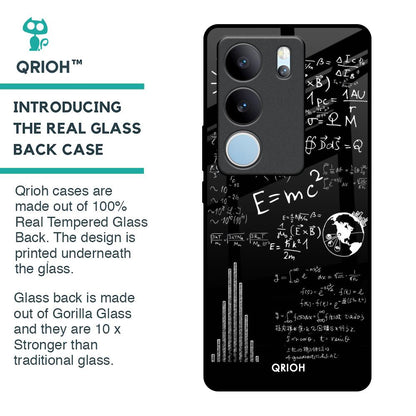 Funny Math Glass Case for Vivo V29 Pro 5G