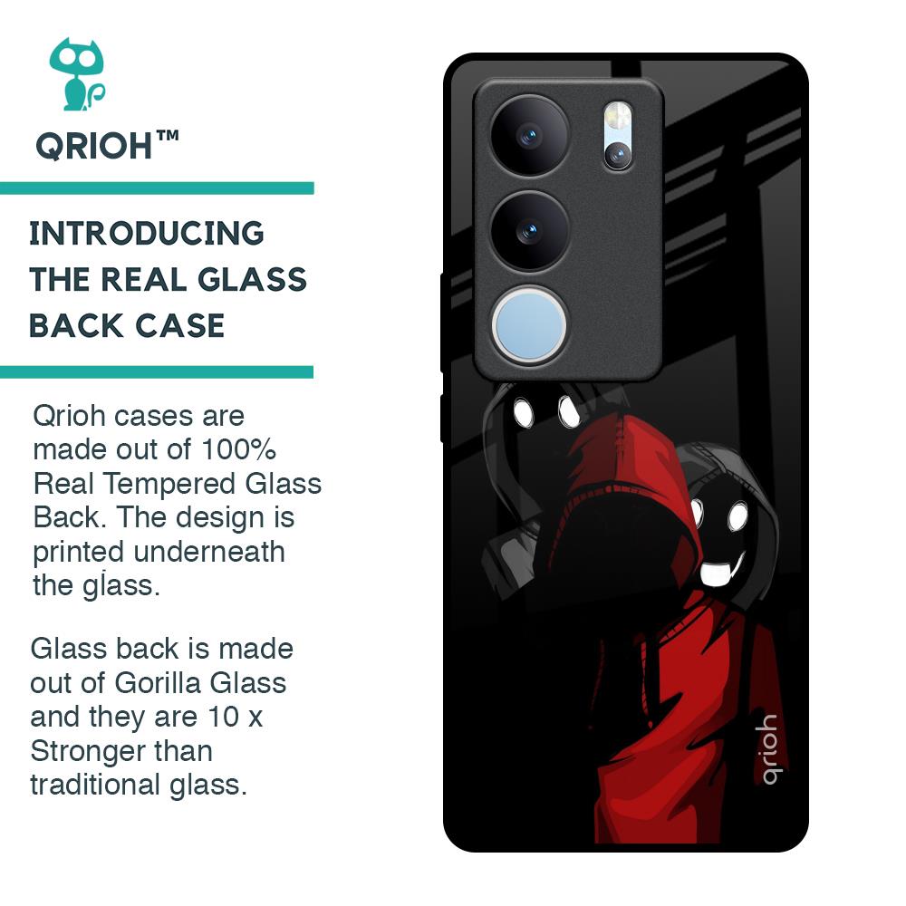 Shadow Character Glass Case for Vivo V29 Pro 5G