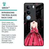 Fashion Princess Glass Case for Vivo V29 Pro 5G