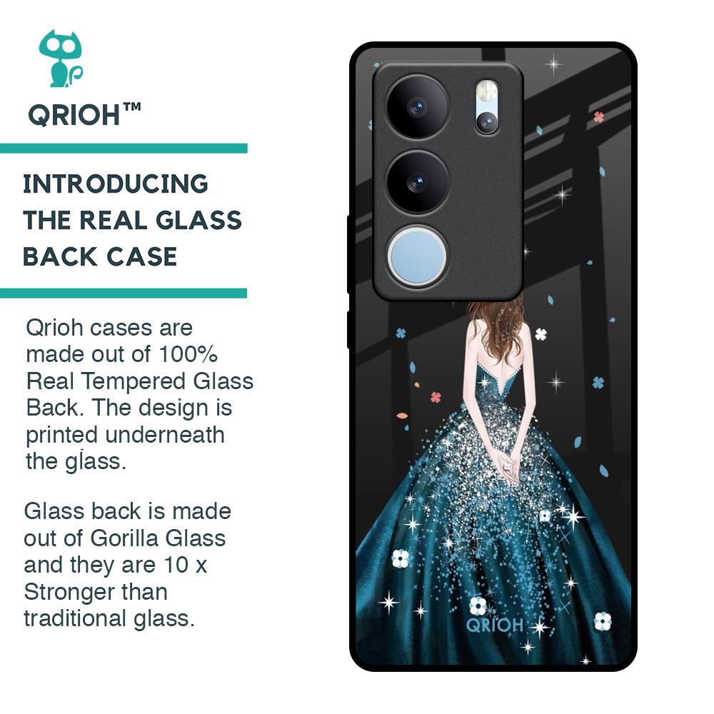 Queen Of Fashion Glass Case for Vivo V29 Pro 5G