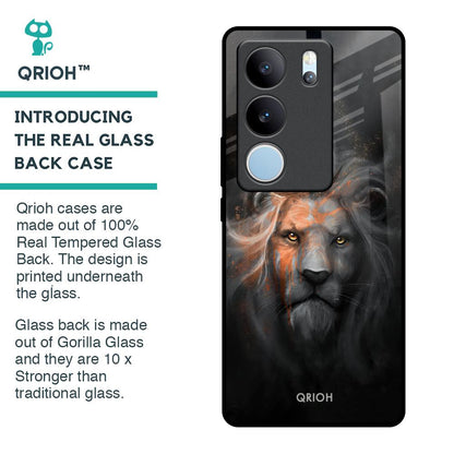Devil Lion Glass Case for Vivo V29 Pro 5G