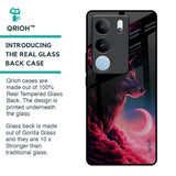 Moon Wolf Glass Case for Vivo V29 Pro 5G