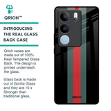 Vertical Stripes Glass Case for Vivo V29 Pro 5G