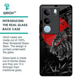 Red Moon Tiger Glass Case for Vivo V29 Pro 5G
