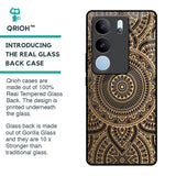 Luxury Mandala Glass Case for Vivo V29 Pro 5G