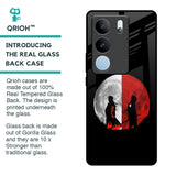 Anime Red Moon Glass Case for Vivo V29 Pro 5G