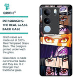 Anime Eyes Glass Case for Vivo V29 Pro 5G