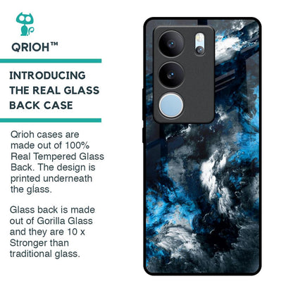 Cloudy Dust Glass Case for Vivo V29 Pro 5G