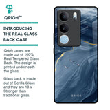 Deep Ocean Marble Glass Case for Vivo V29 Pro 5G