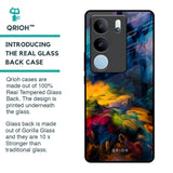 Multicolor Oil Painting Glass Case for Vivo V29 Pro 5G