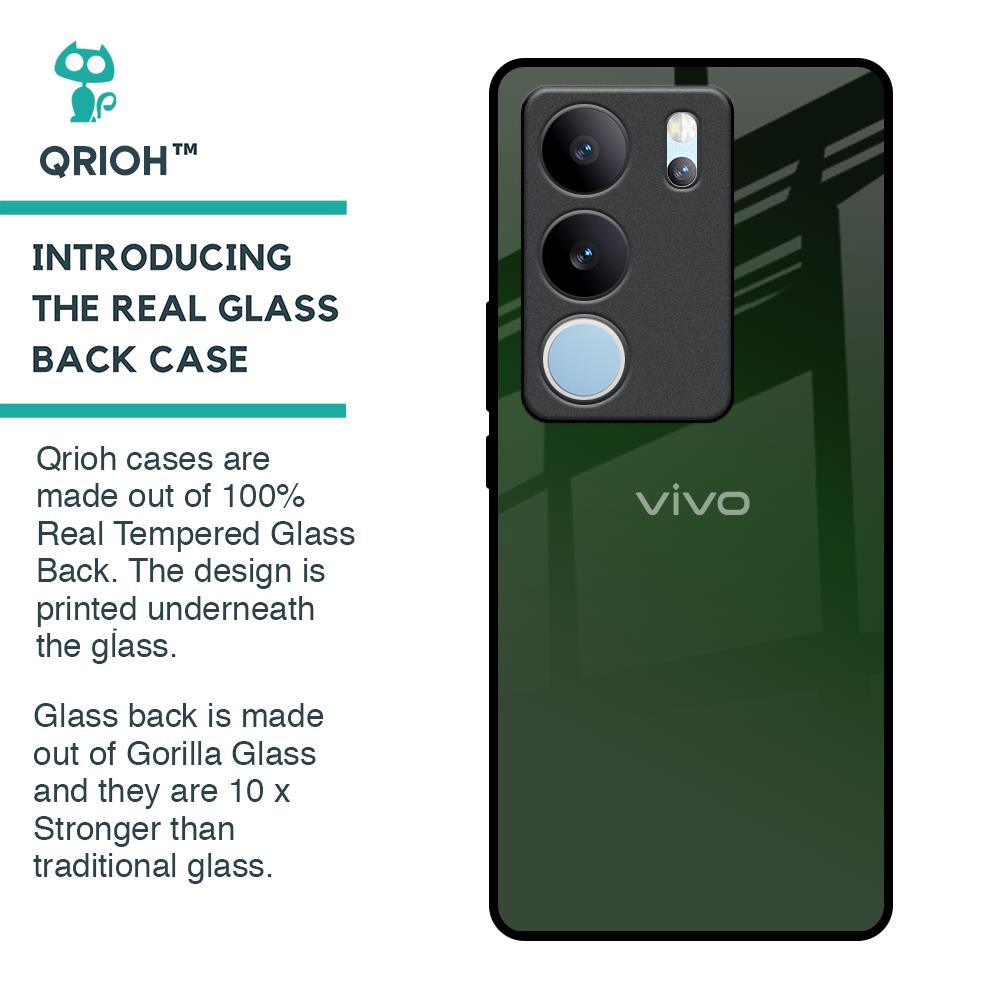 Deep Forest Glass Case for Vivo V29 Pro 5G