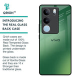 Green Grunge Texture Glass Case for Vivo V29 Pro 5G