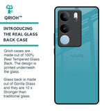 Oceanic Turquiose Glass Case for Vivo V29 Pro 5G