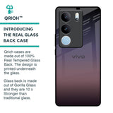 Grey Ombre Glass Case for Vivo V29 Pro 5G