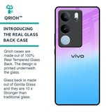 Unicorn Pattern Glass Case for Vivo V29 Pro 5G