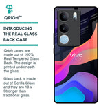 Colorful Fluid Glass Case for Vivo V29 Pro 5G