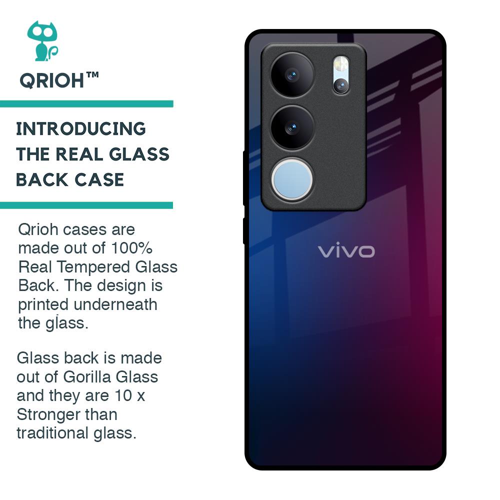 Mix Gradient Shade Glass Case For Vivo V29 Pro 5G