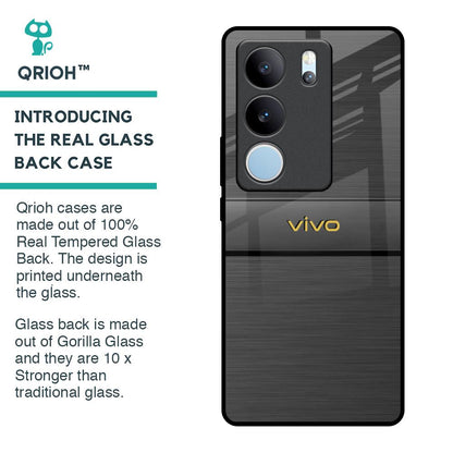 Grey Metallic Glass Case For Vivo V29 Pro 5G
