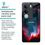 Brush Art Glass Case For Vivo V29 Pro 5G