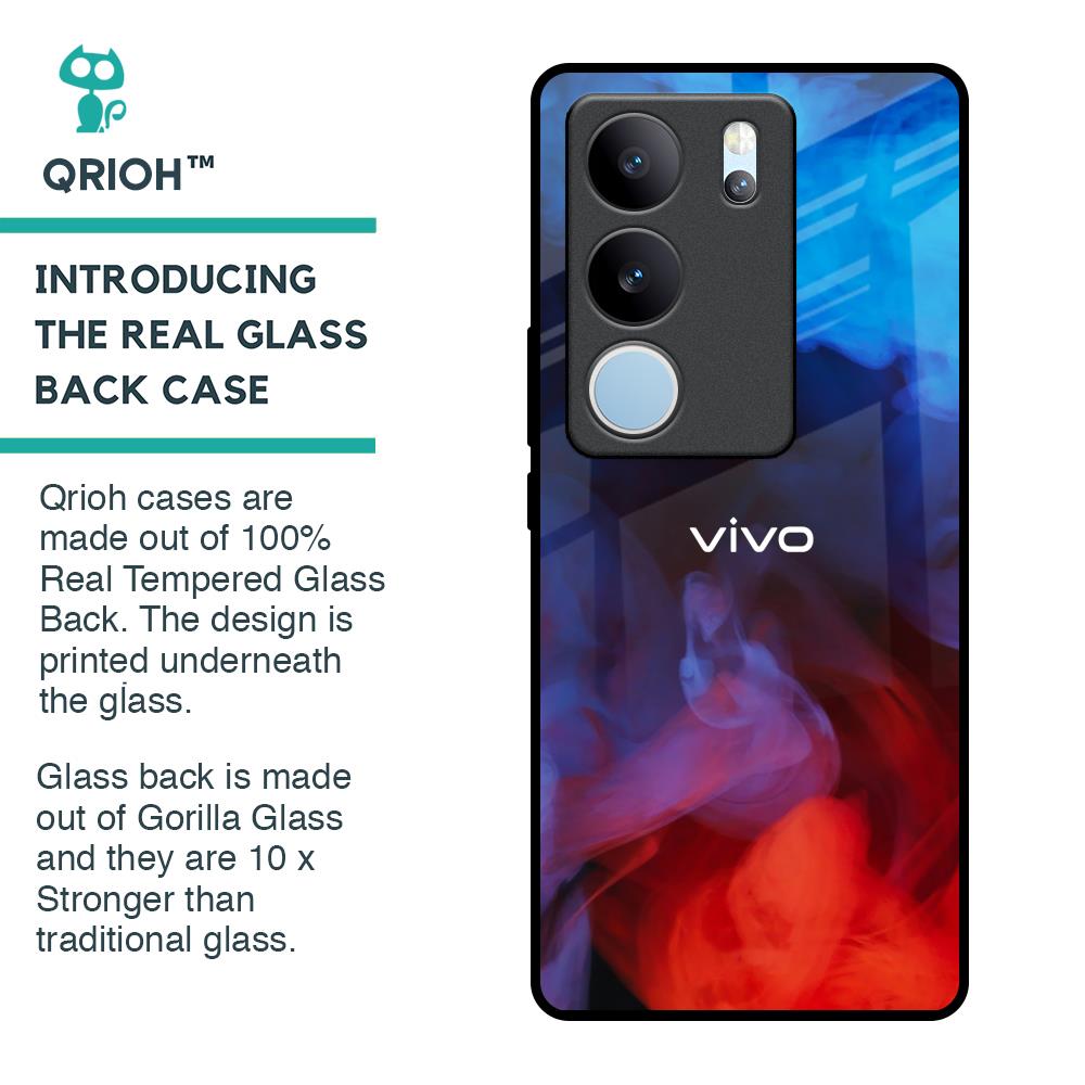 Dim Smoke Glass Case for Vivo V29 Pro 5G