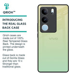 Mint Green Gradient Glass Case for Vivo V29 Pro 5G