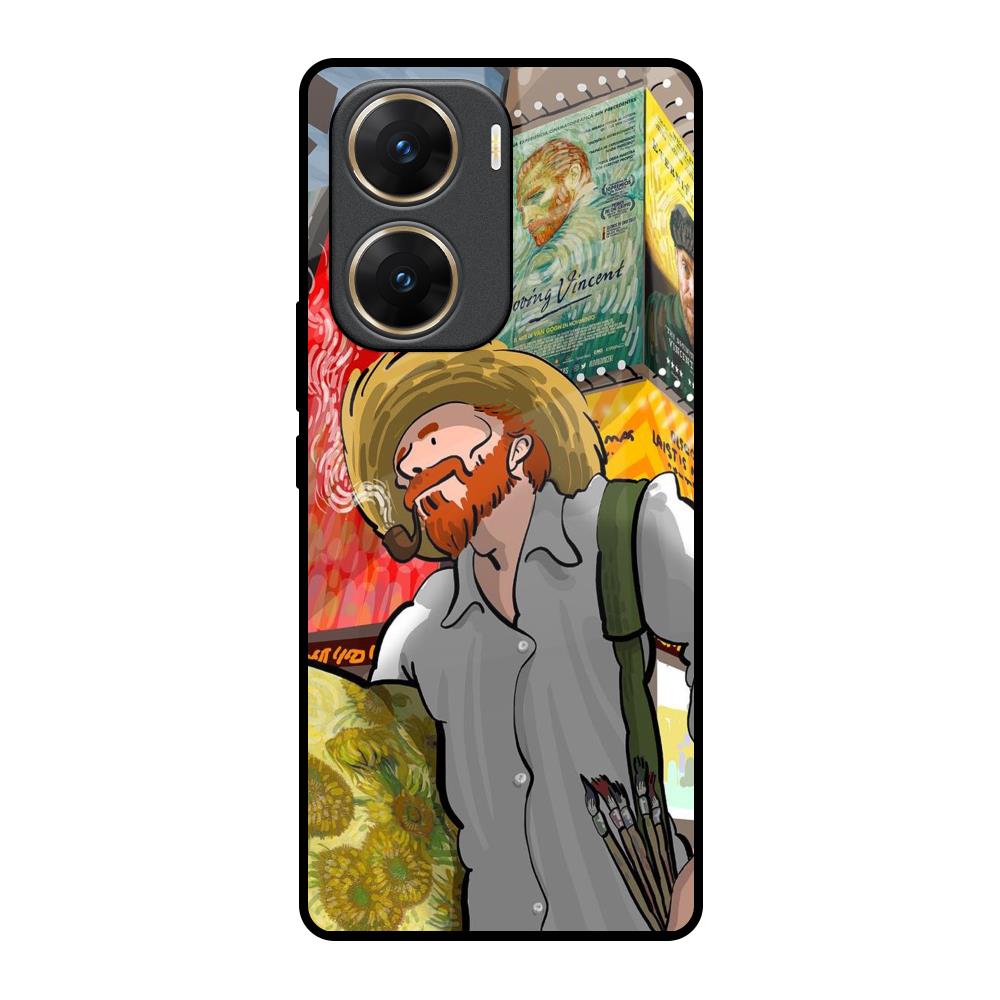 Loving Vincent Vivo V29e 5G Glass Back Cover Online