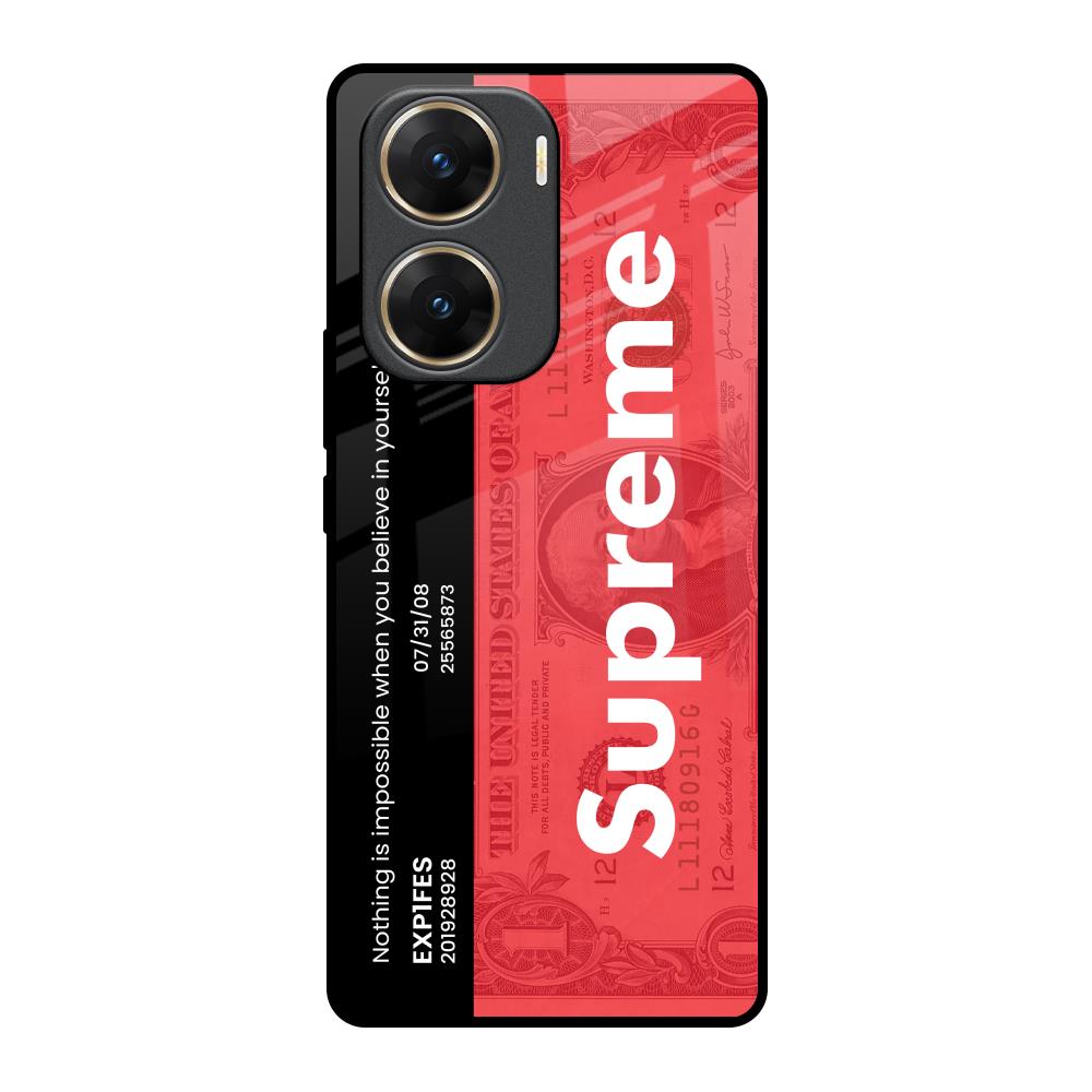 Supreme Ticket Vivo V29e 5G Glass Back Cover Online