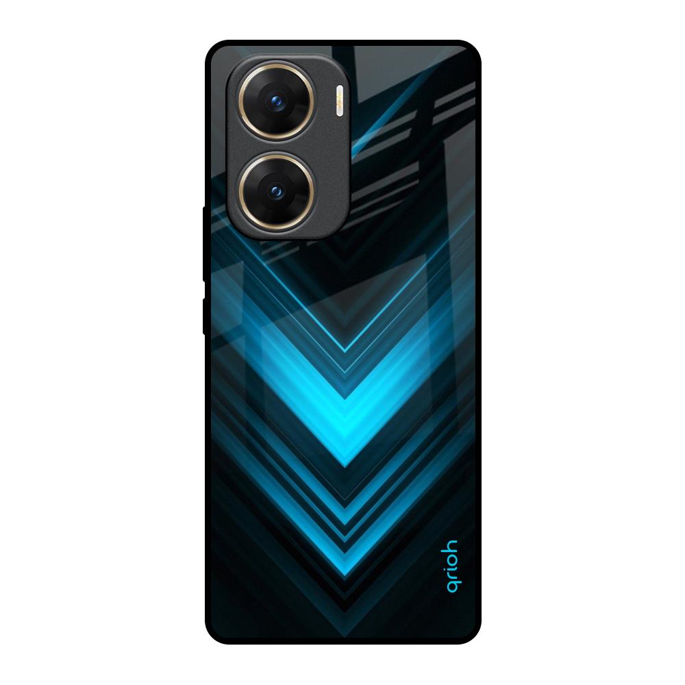 Vertical Blue Arrow Vivo V29e 5G Glass Back Cover Online