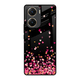 Heart Rain Fall Vivo V29e 5G Glass Back Cover Online
