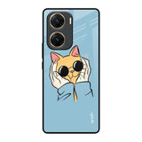 Adorable Cute Kitty Vivo V29e 5G Glass Back Cover Online