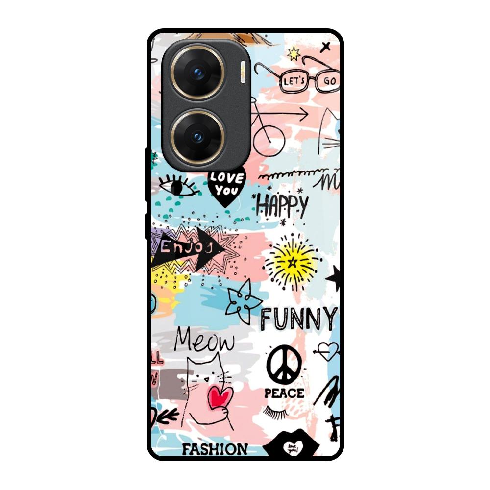 Just For You Vivo V29e 5G Glass Back Cover Online