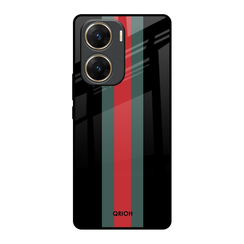 Vertical Stripes Vivo V29e 5G Glass Back Cover Online