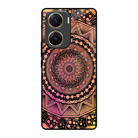 Floral Mandala Vivo V29e 5G Glass Back Cover Online