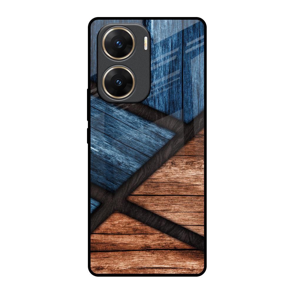 Wooden Tiles Vivo V29e 5G Glass Back Cover Online