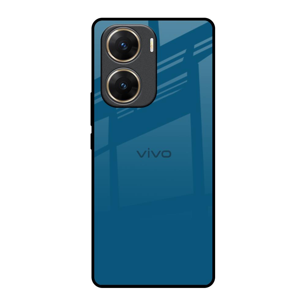 Cobalt Blue Vivo V29e 5G Glass Back Cover Online