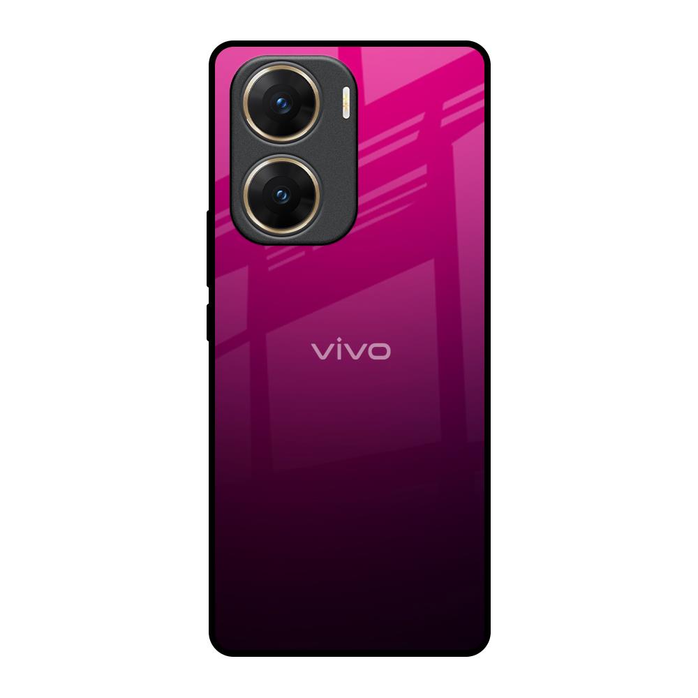 Purple Ombre Pattern Vivo V29e 5G Glass Back Cover Online