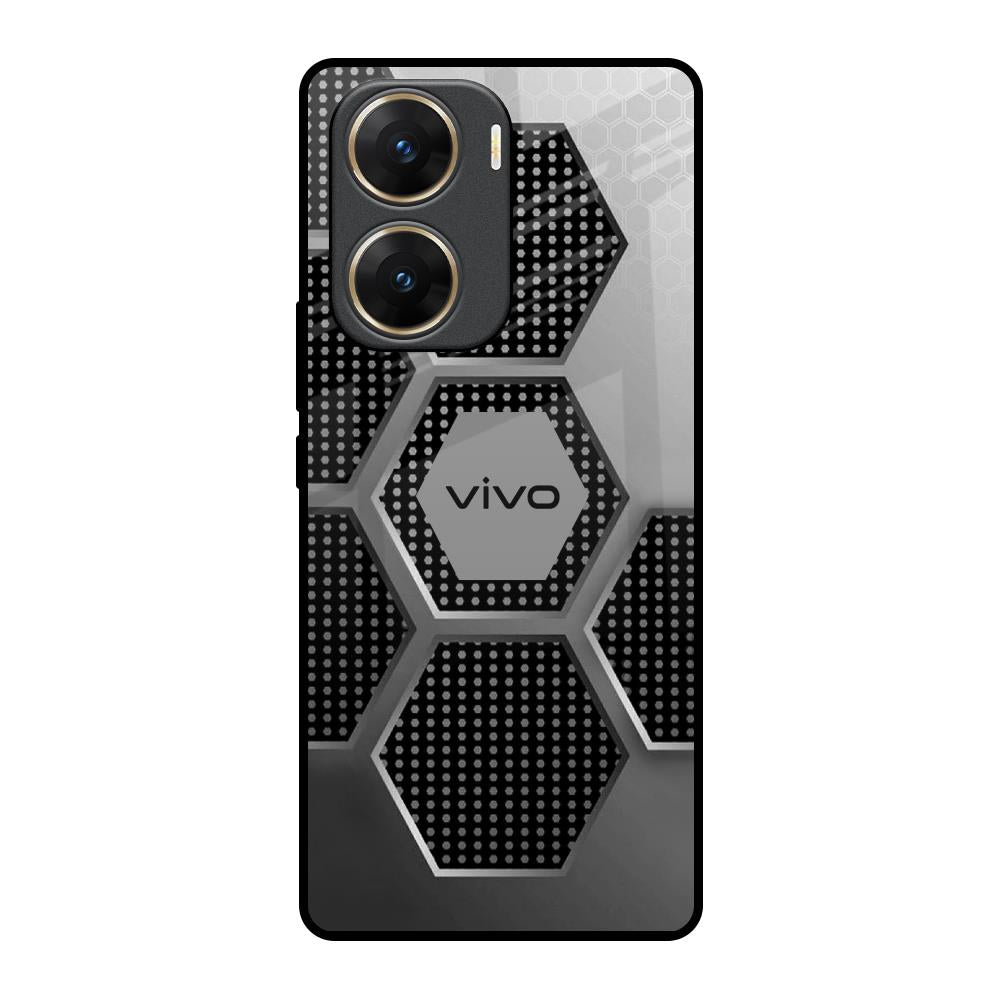 Hexagon Style Vivo V29e 5G Glass Back Cover Online
