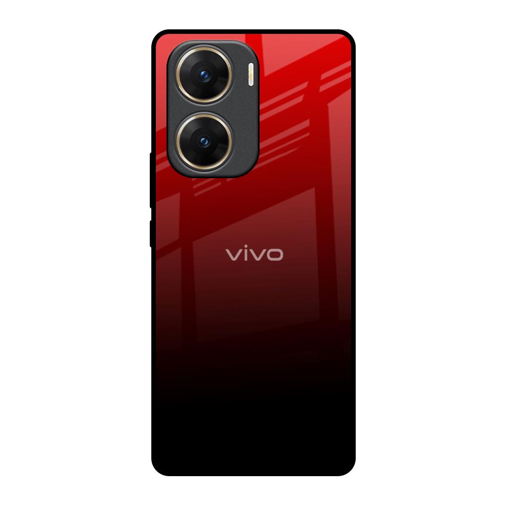 Maroon Faded Vivo V29e 5G Glass Back Cover Online