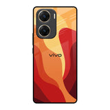 Magma Color Pattern Vivo V29e 5G Glass Back Cover Online