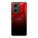Maroon Faded Vivo V29e 5G Glass Back Cover Online