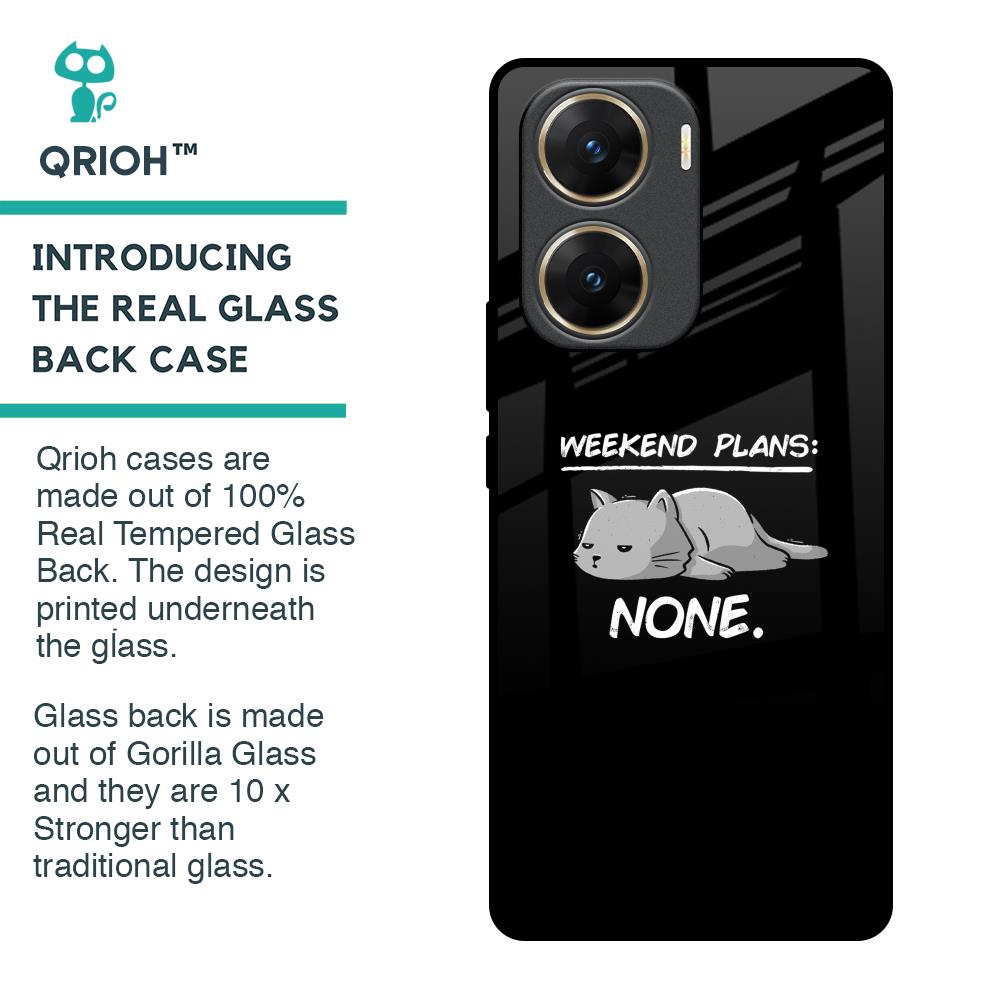 Weekend Plans Glass Case for Vivo V29e 5G