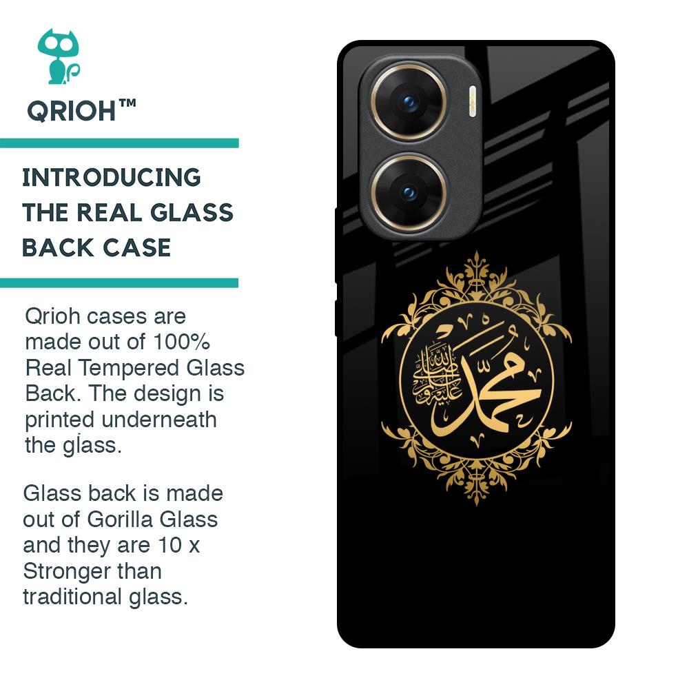 Islamic Calligraphy Glass Case for Vivo V29e 5G