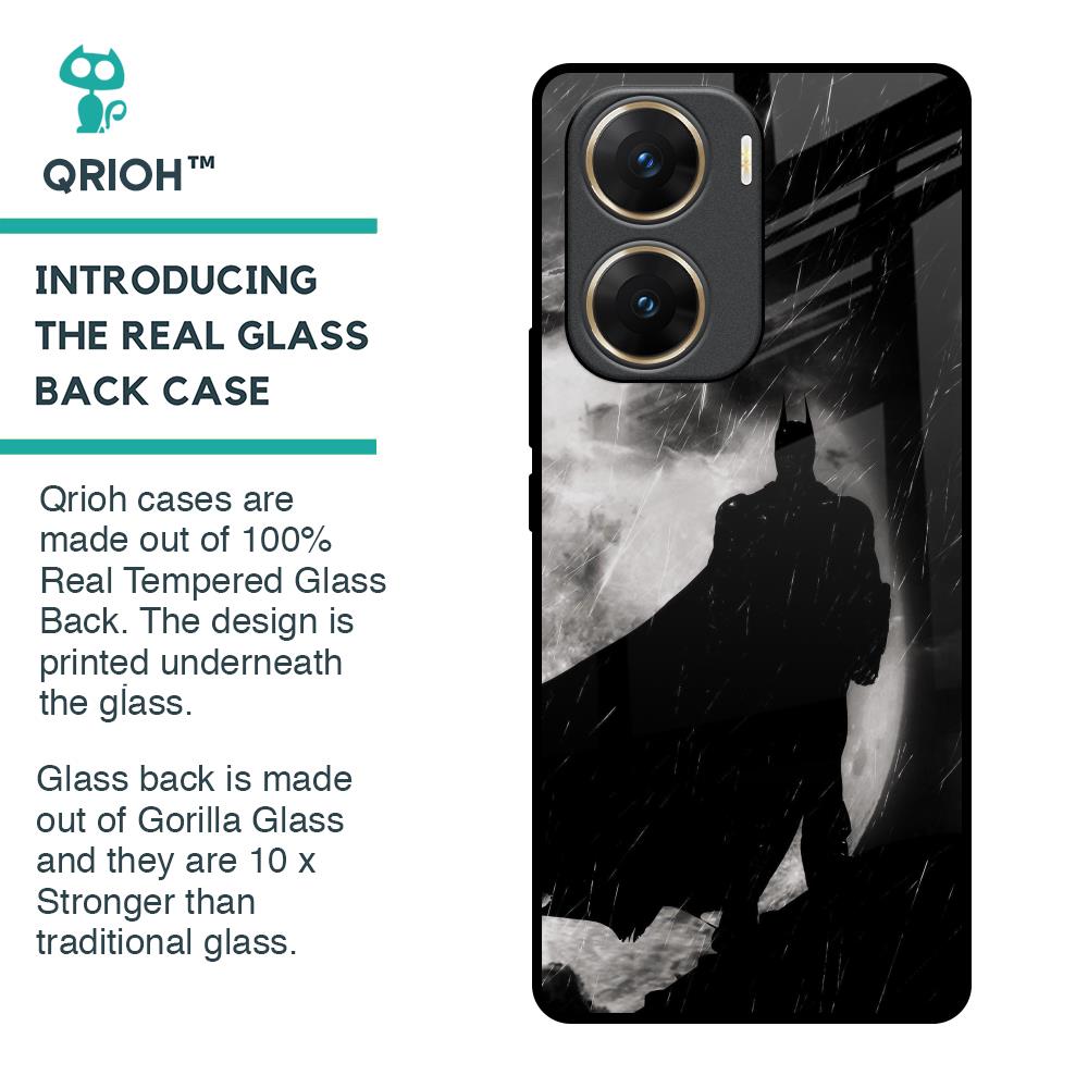 Dark Warrior Hero Glass Case for Vivo V29e 5G