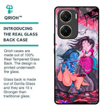 Radha Krishna Art Glass Case for Vivo V29e 5G