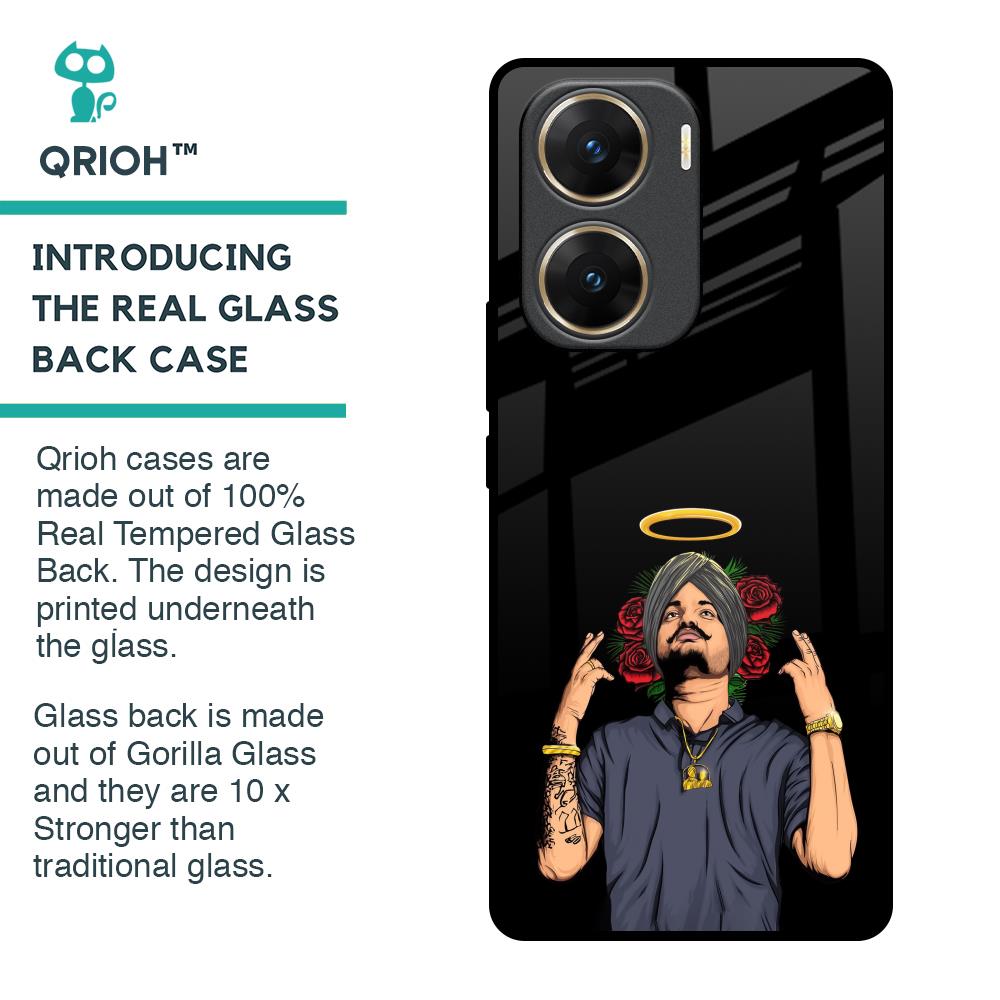 Punjabi Singer Poster Glass Case for Vivo V29e 5G